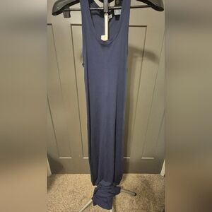 Splendid Navy Sleeveless Maxi Dress NWT